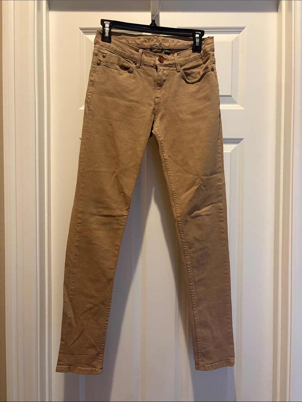 Buffalo David Bitton Women’s Tan Skinny Jeans-98% cotton, 2% spandex